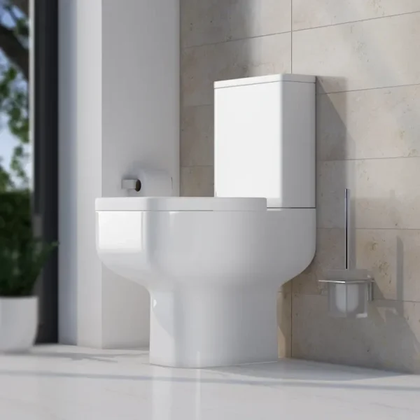 Nurak Comfort Height Close Coupled Toilet Open Back